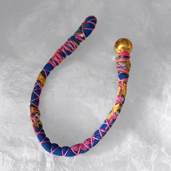 Tiklari Abeque Fabric & String Bracelet - Picture 2 of 4